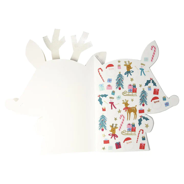 Meri Meri Reindeer Sticker Sketch Book - Image 5