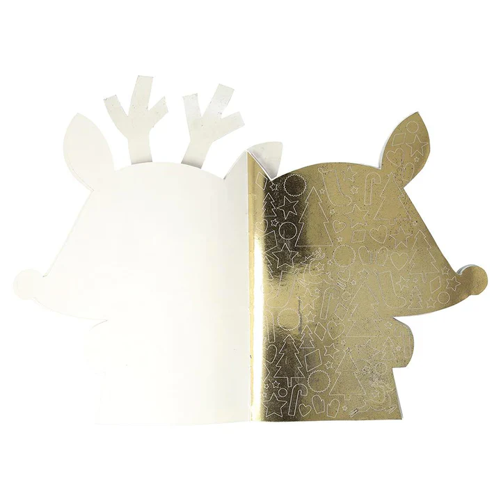 Meri Meri Reindeer Sticker Sketch Book - Image 6