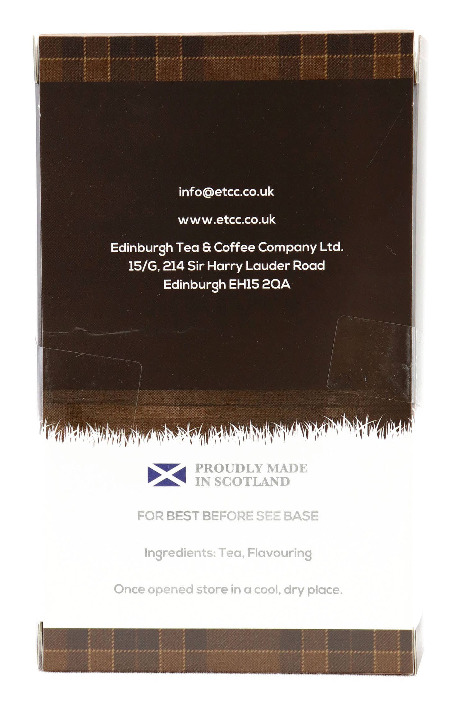 Edinburgh Tea Co. Whisky Flavored Black Tea - 25 Tagged & Wrapped Bags - Image 2