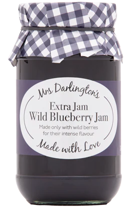 Mrs Darlington’s Extra Jam Wild Blueberry Jam 340g