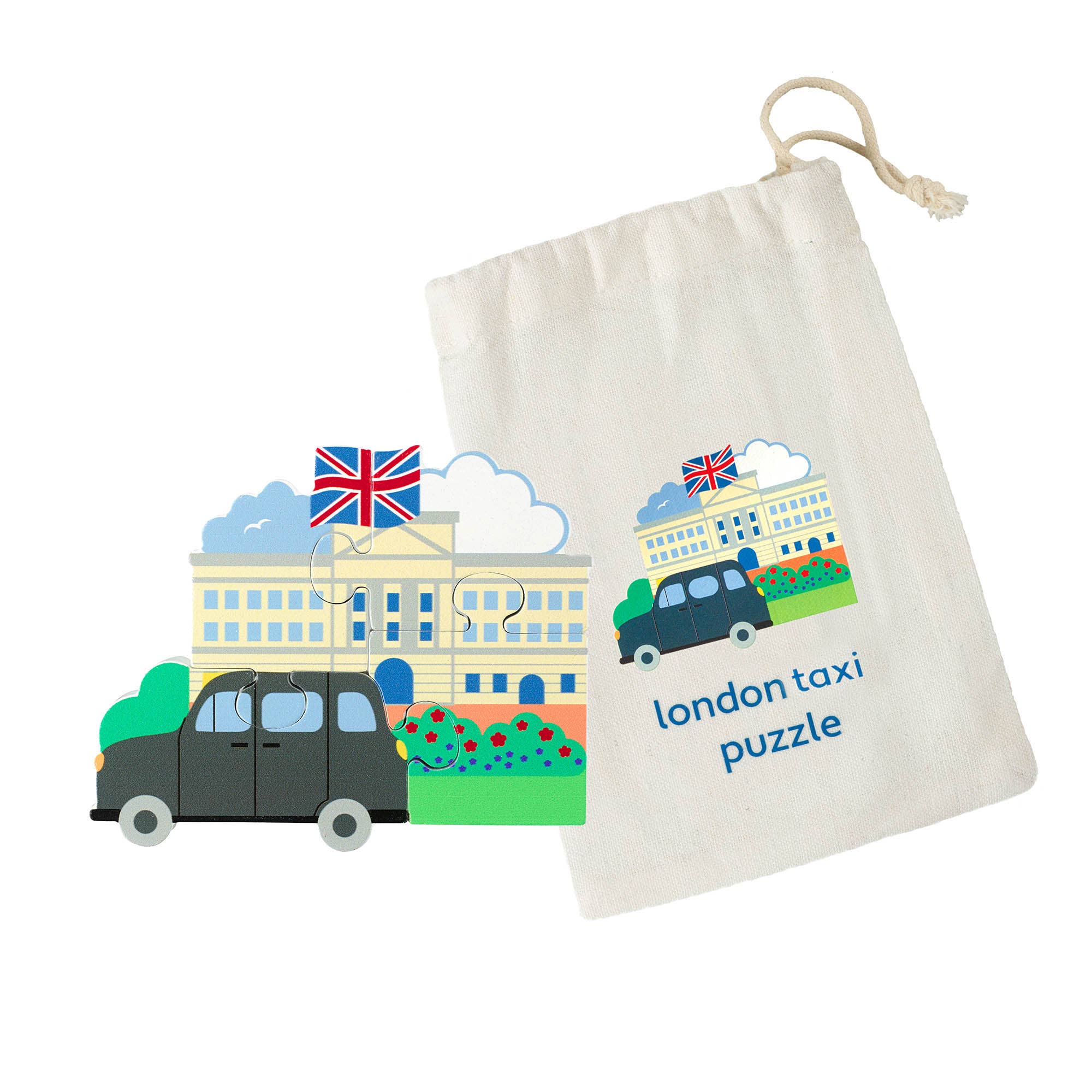 Orange Tree Toys - London Taxi Wooden Puzzle - Image 3