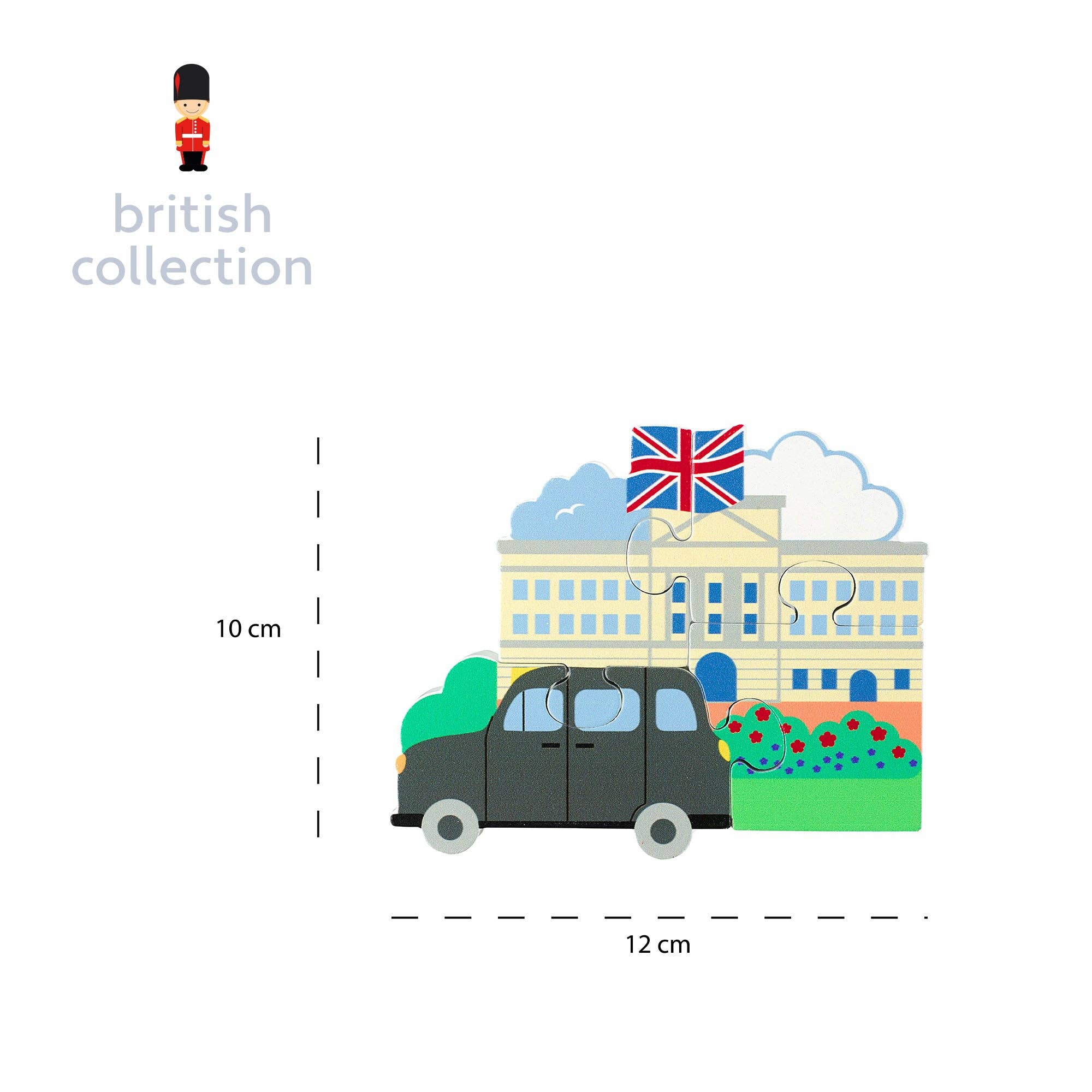 Orange Tree Toys - London Taxi Wooden Puzzle - Image 6
