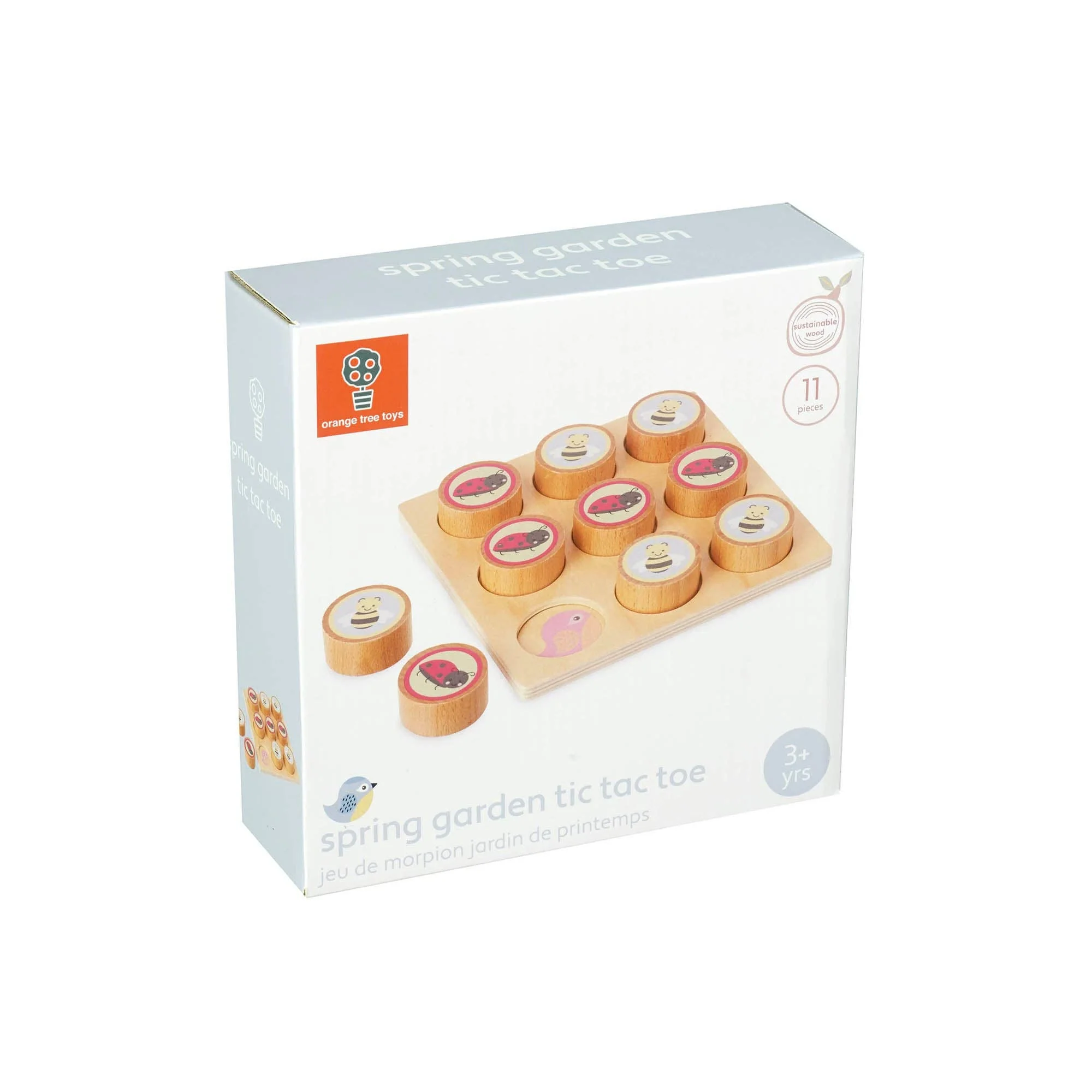 Orange Tree Toys - Spring Garden Tic Tac Toe - Image 6