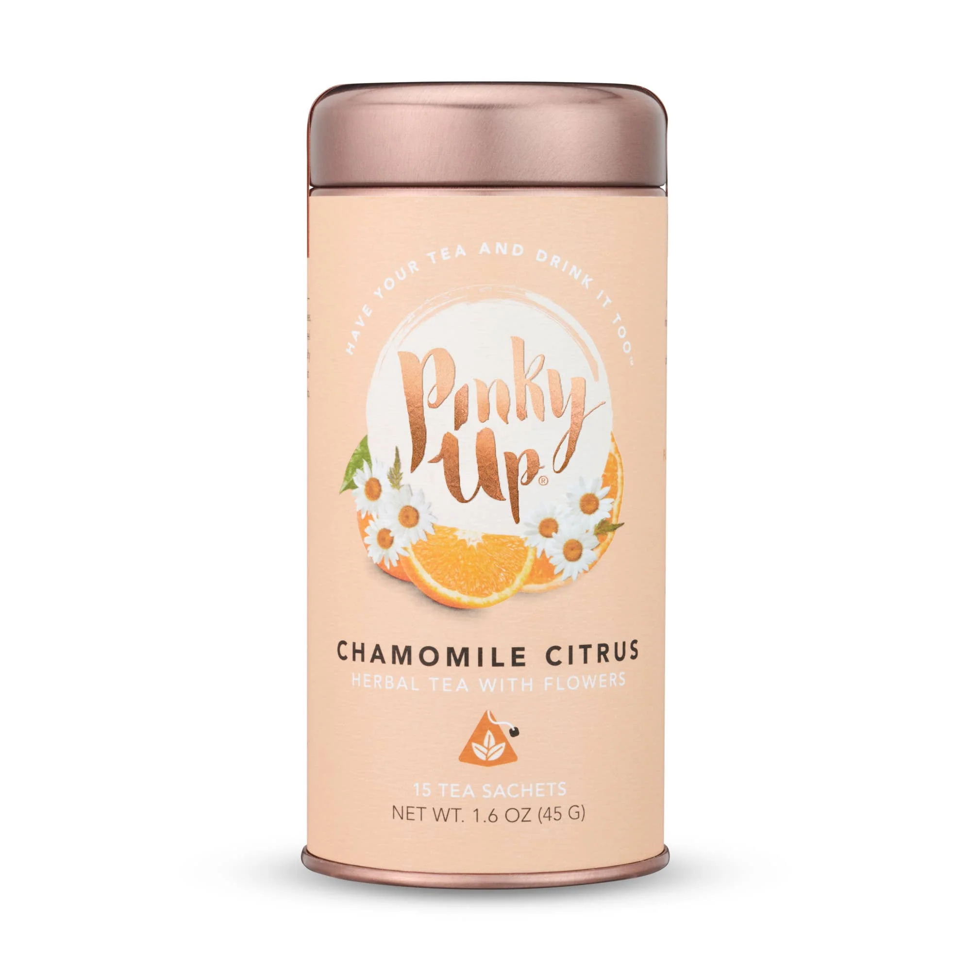 Pinky Up - Chamomile Citrus Herbal Tea 15 Sachets