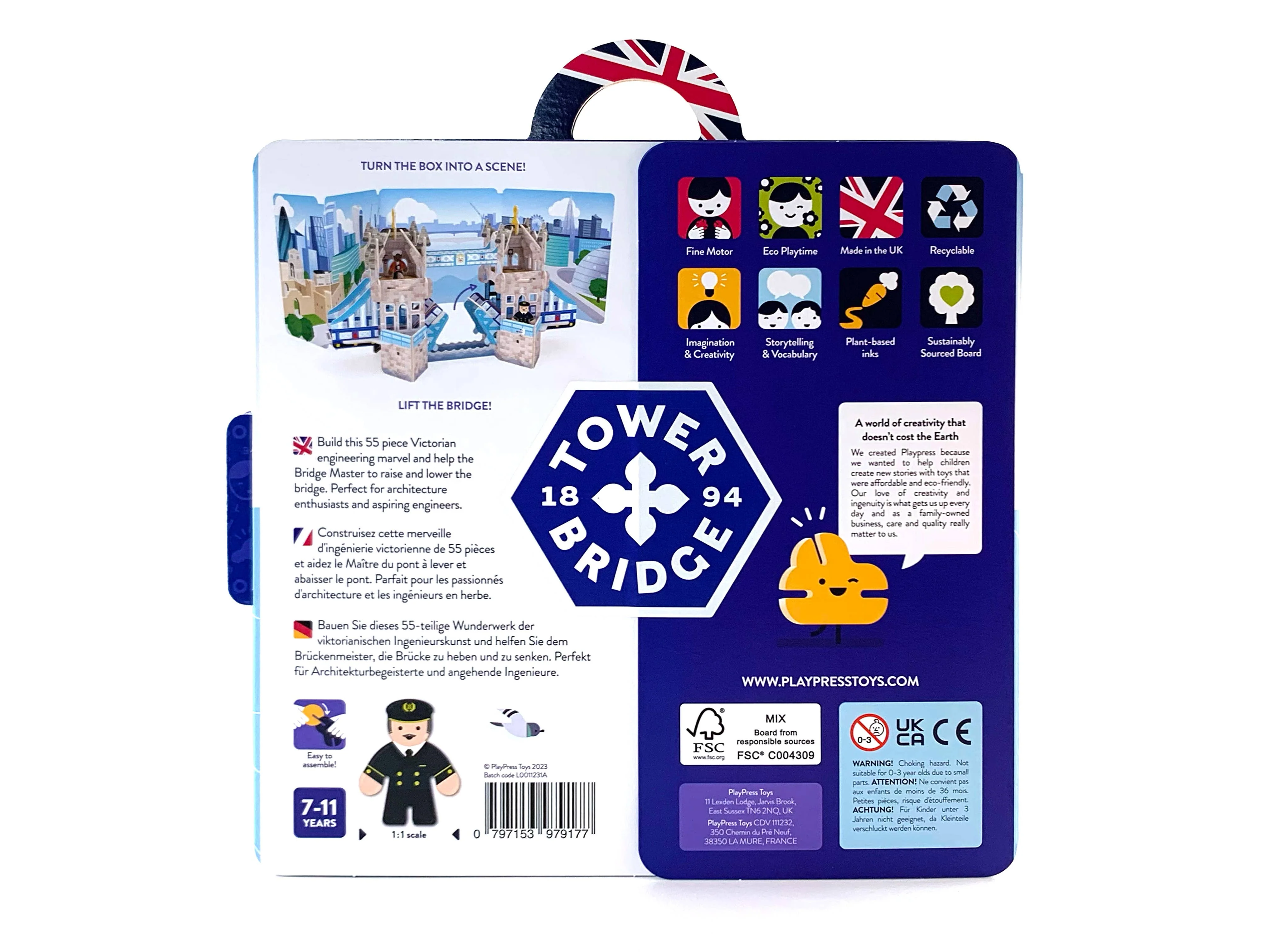 PlayPress Toys Ltd - Tower Bridge Playset - Image 4