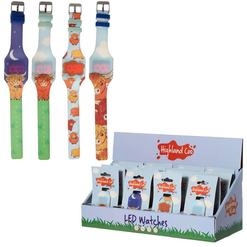 Puckator Ltd - Highland Coo Cow Silicone Digital Watch - Image 2