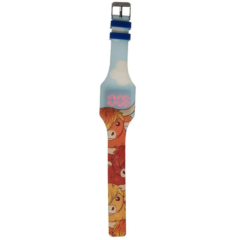 Puckator Ltd - Highland Coo Cow Silicone Digital Watch - Image 4