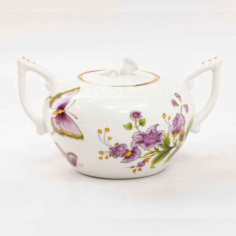 Purple Butterfly Sugar Creamer