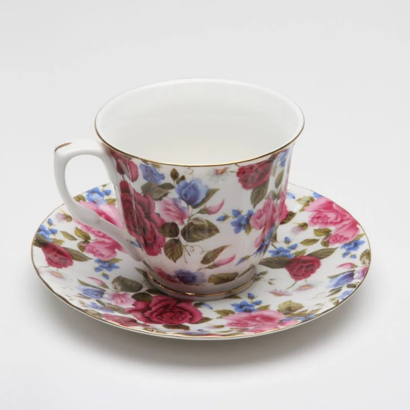 Red Rose Chintz 11 Piece Teaset - Image 2
