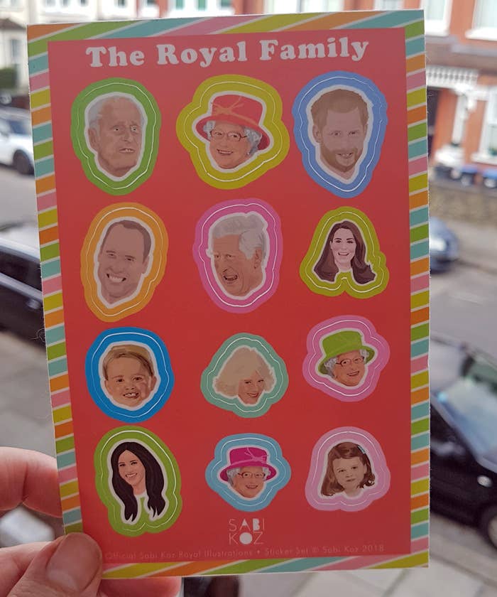Royal Family Sticker Set
