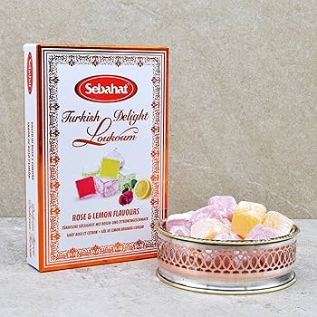 Sebahat Rose and Lemon Flavoured Turkish Delight 200g - Image 2