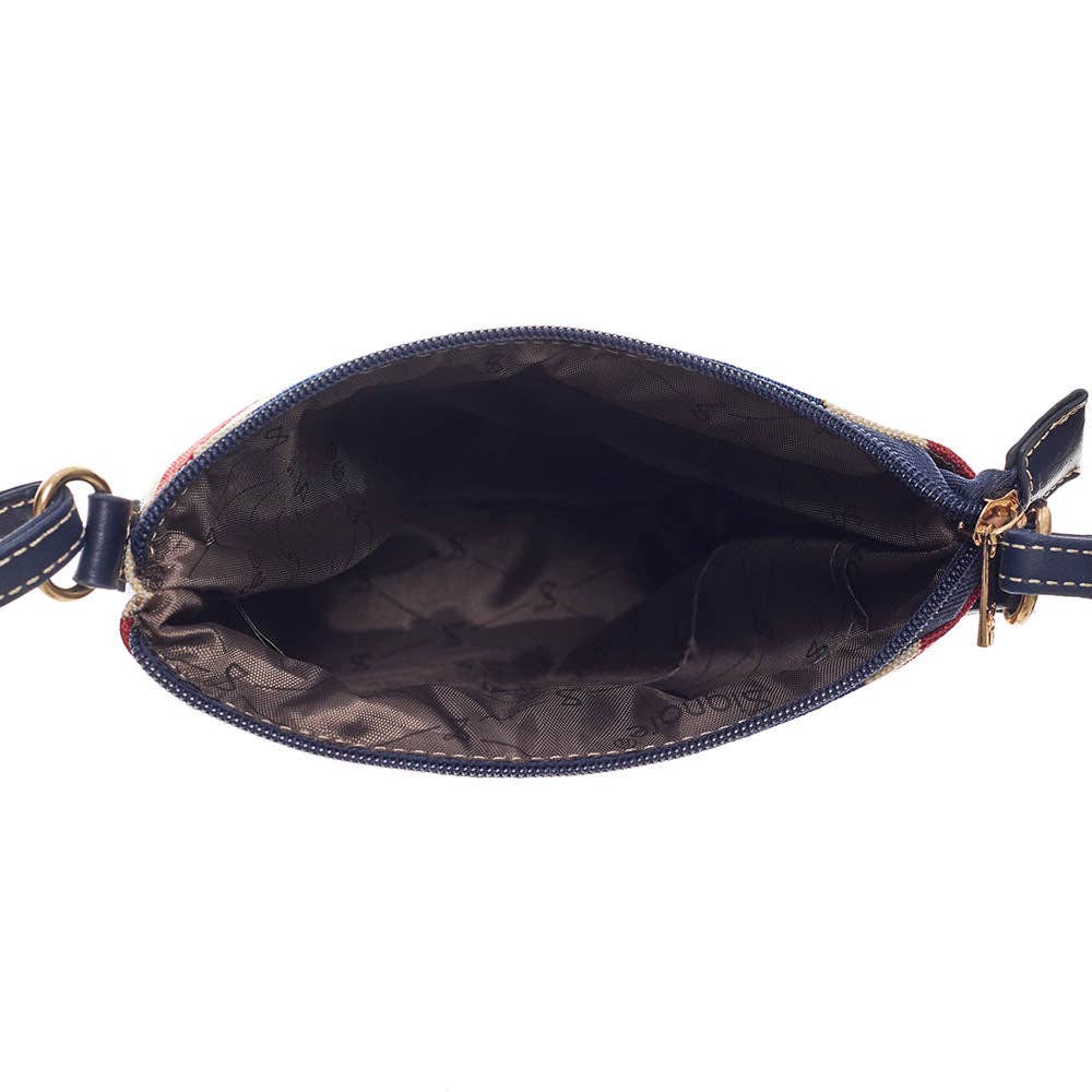 Signare Tapestry - Union Jack Sling Bag - Image 5