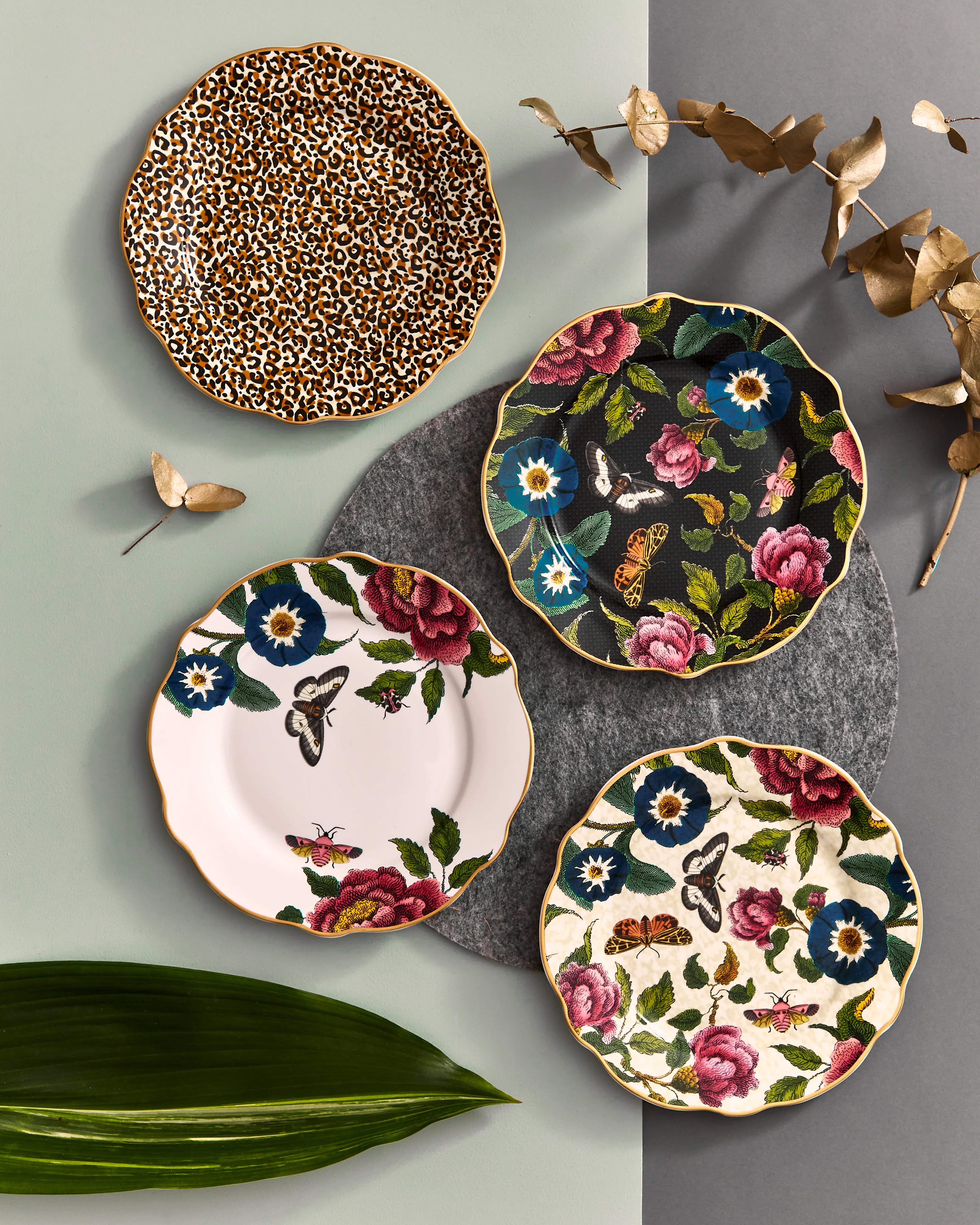 Spode Creatures of Curiosity Dessert Plates Set of 4 (Assorted) - Image 3
