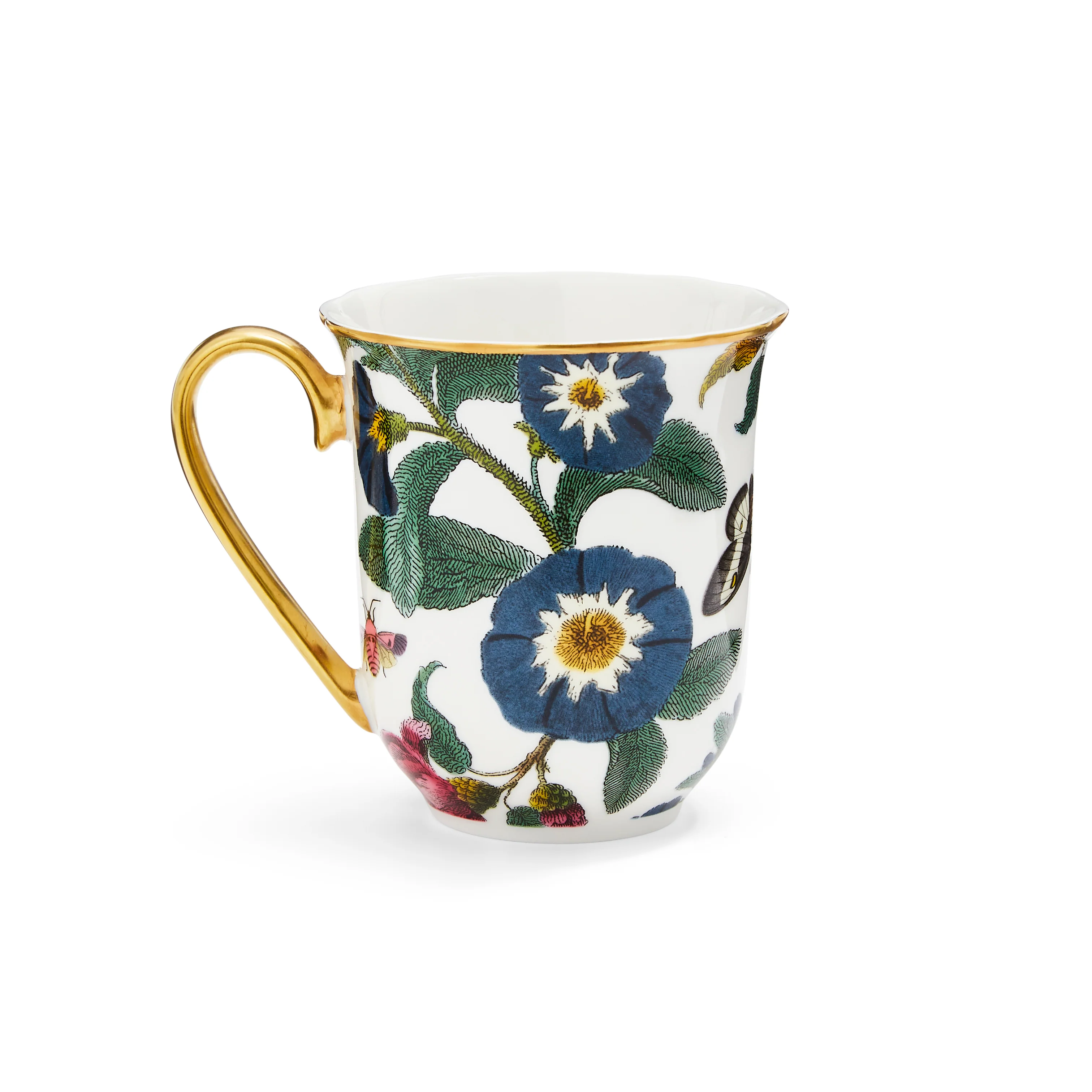 Spode Creatures of Curiosity White Floral 12 Ounce Mug - Image 2