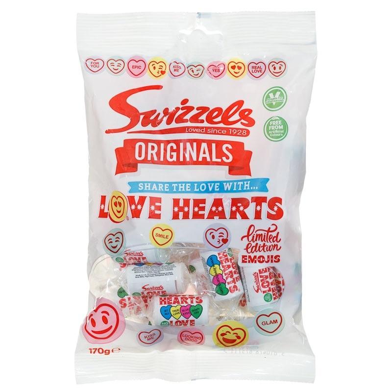 Swizzels Originals Love Hearts Bag 127g