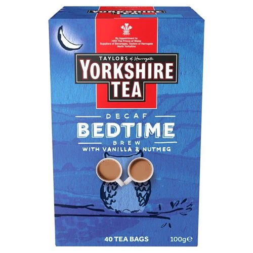 Taylors of Harrogate - Yorkshire Tea Decaf Bedtime Brew 40 tea bags.