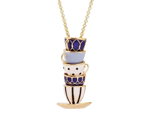 Teacup Necklace 50cm