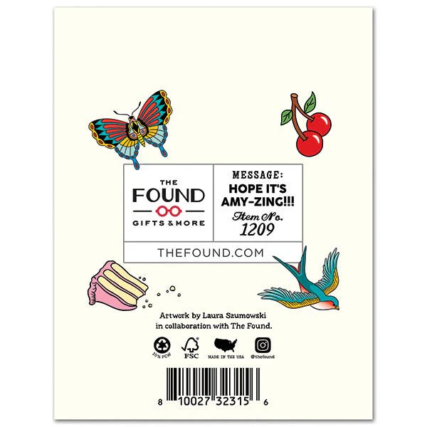 THE FOUND - Amy Winehouse Birthday Card - Image 3