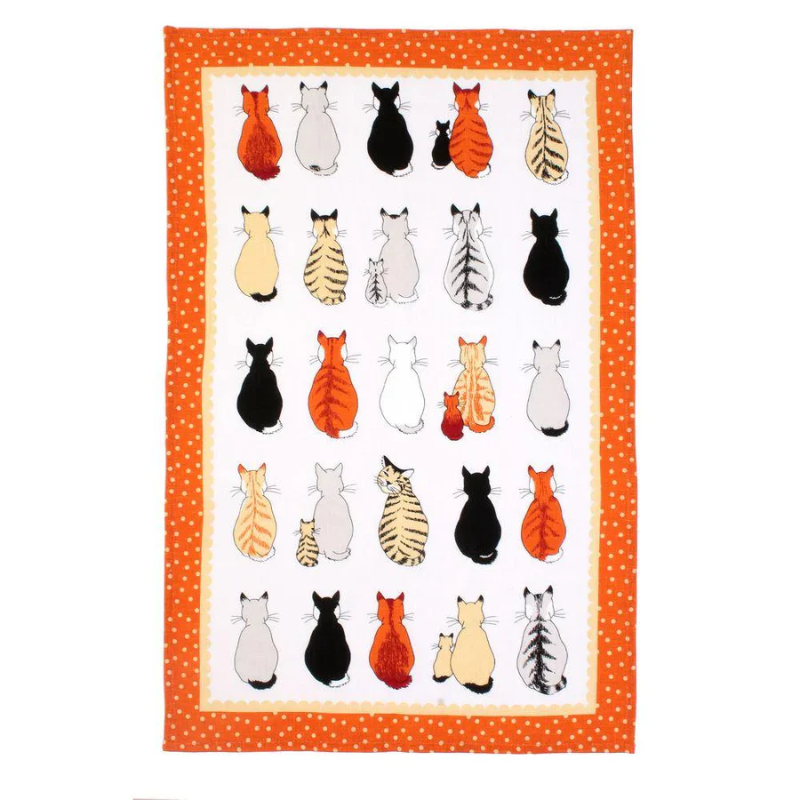 Ulster Weavers Cotton Tea Towel - Cats in Waiting