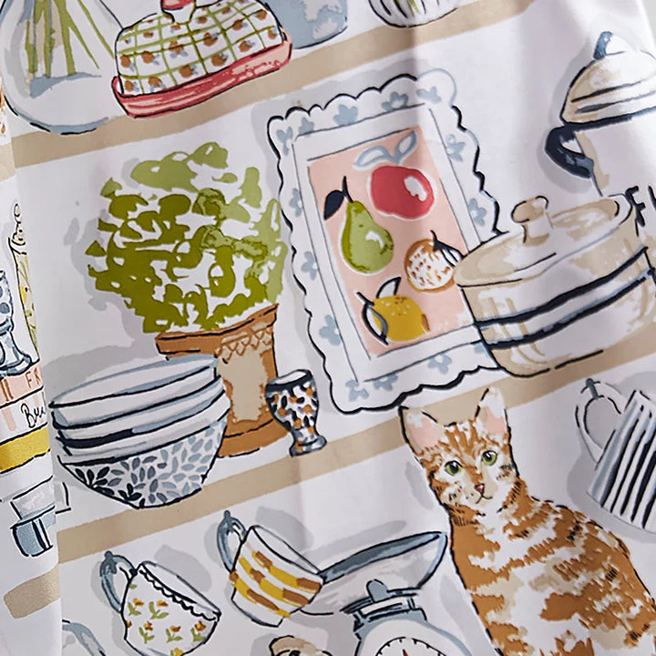 Ulster Weavers Cotton Tea Towel - Pantry Cats - Image 3