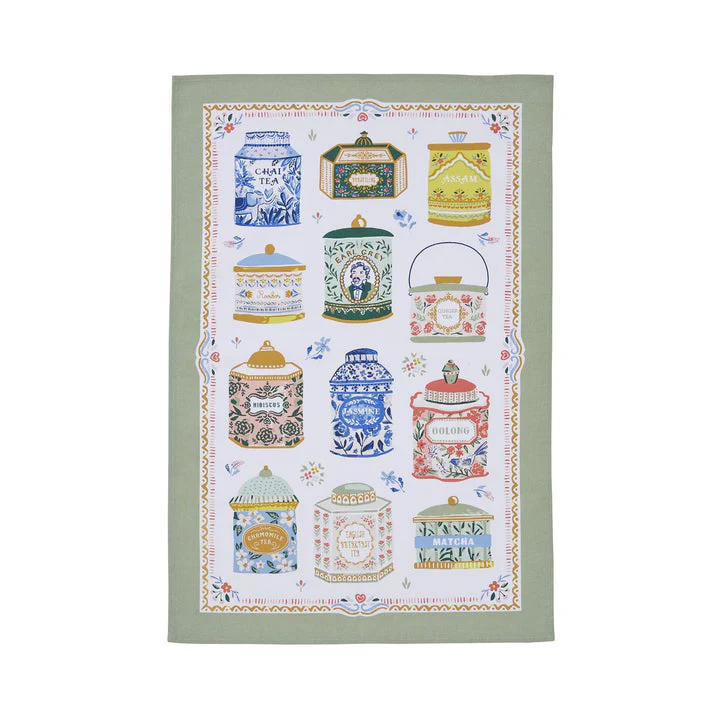 Ulster Weavers Cotton Tea Towel - Tea Tins
