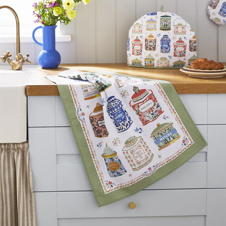 Ulster Weavers Cotton Tea Towel - Tea Tins - Image 2