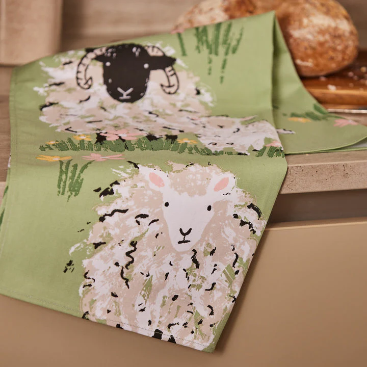 Ulster Weavers Cotton Tea Towel - Woolly Sheep - Image 2