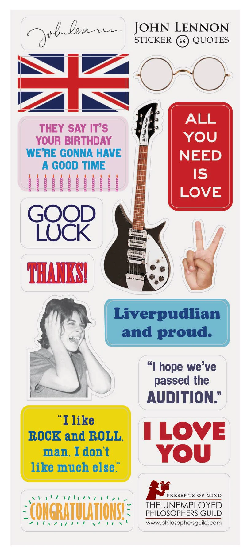 Unemployed Philosophers Guild - John Lennon Card - Image 3