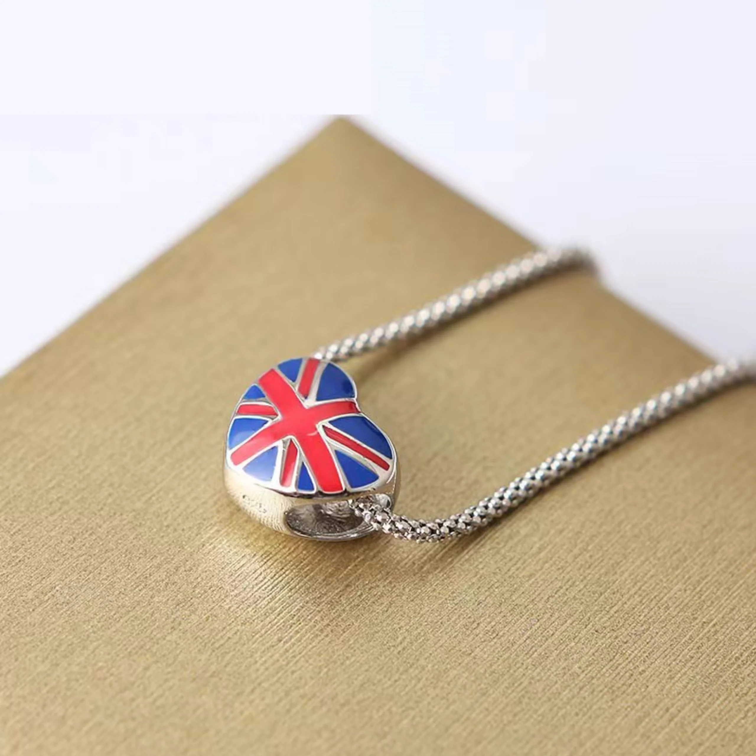 Union Jack Heart Necklace