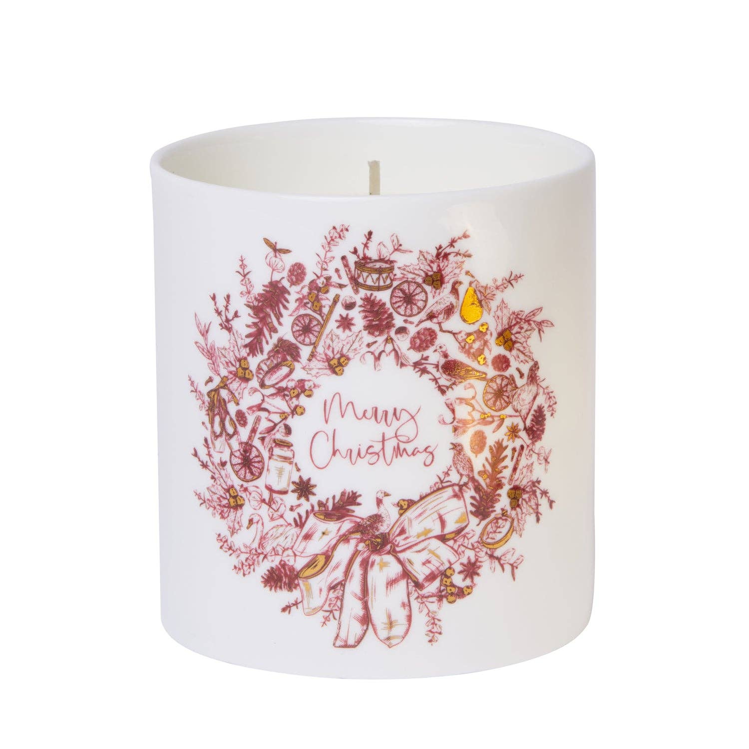 Victoria Eggs - Christmas Wreath Luxury Christmas Candle - Image 2