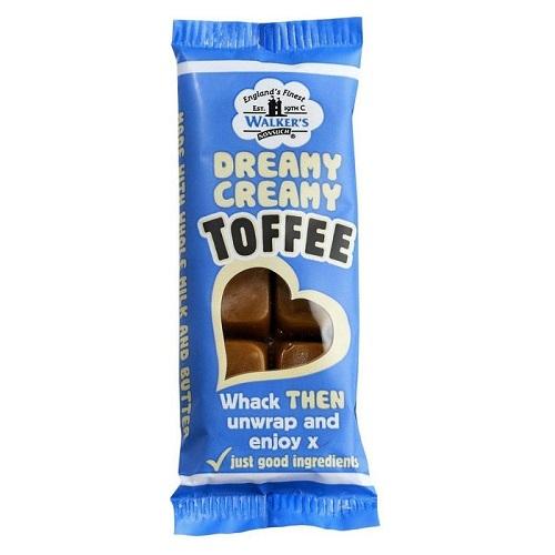 SALE Best Before 6th May 2026 Walker's Nonsuch Original Dreamy Creamy Toffee Bar. 50g