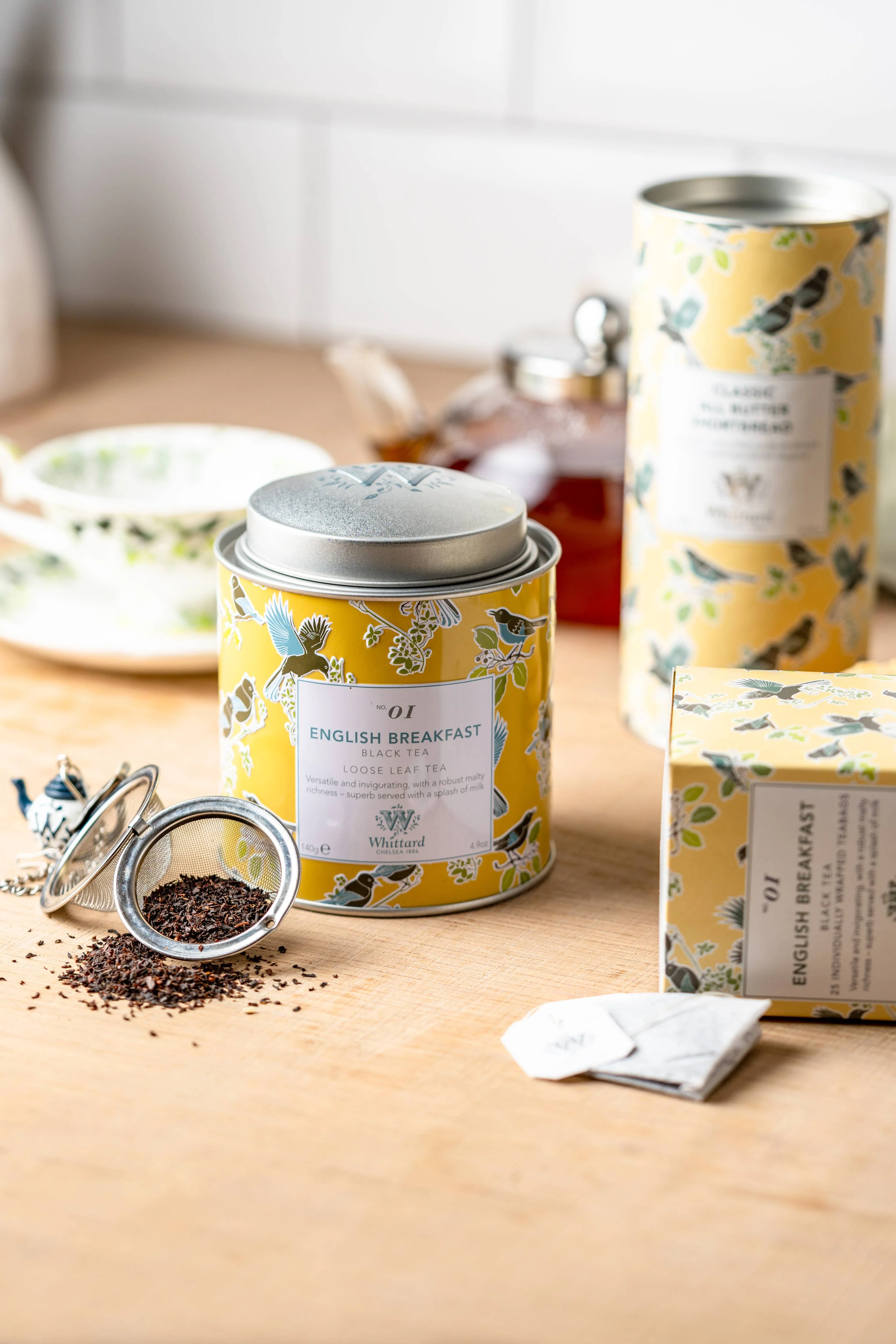 Whittard of Chelsea - English Breakfast Loose Leaf Tea Stacking Caddy. 140g - Image 4