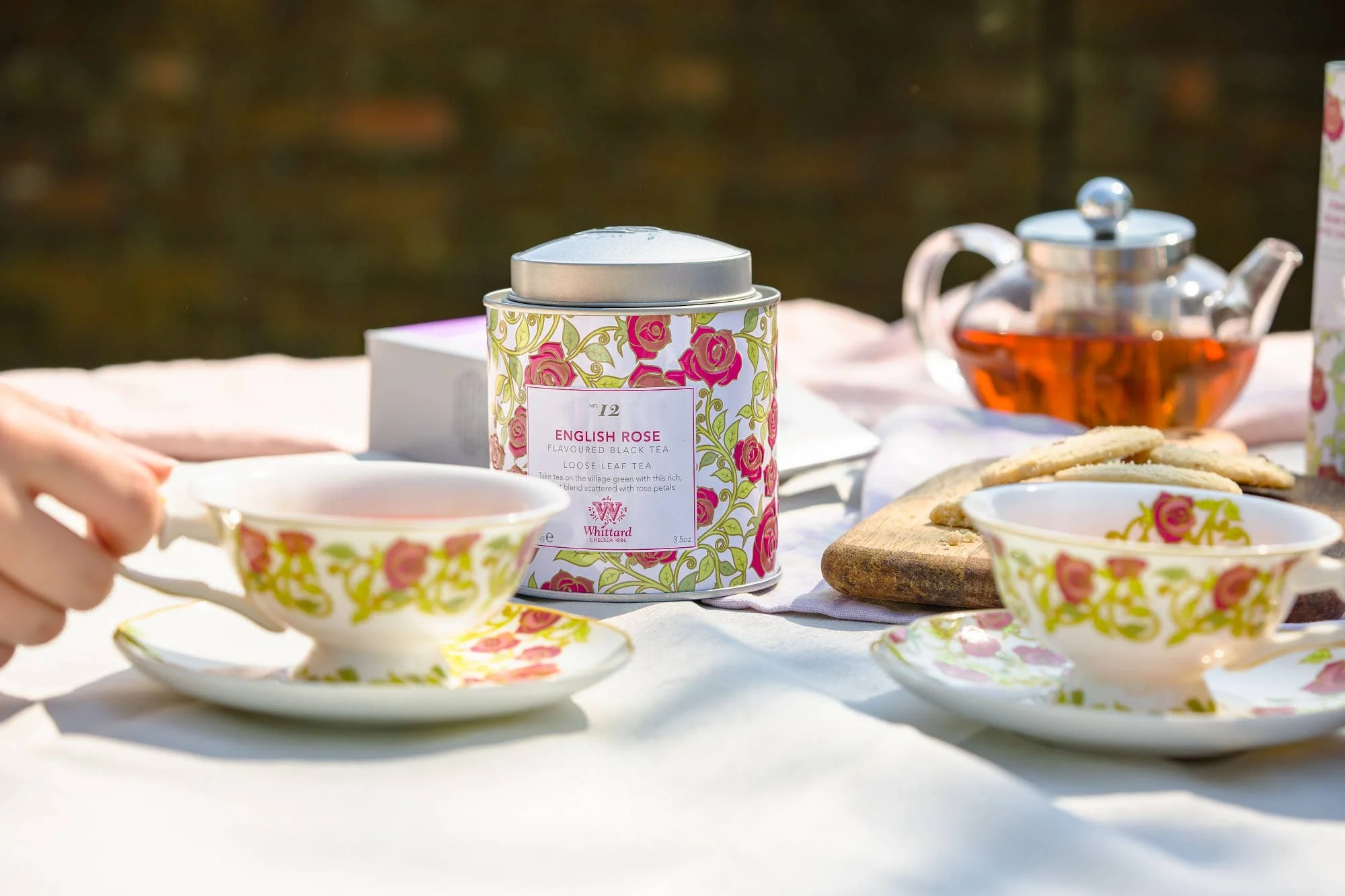 Whittard of Chelsea - English Rose Loose Leaf Tea Stacking Caddy. 100g - Image 4