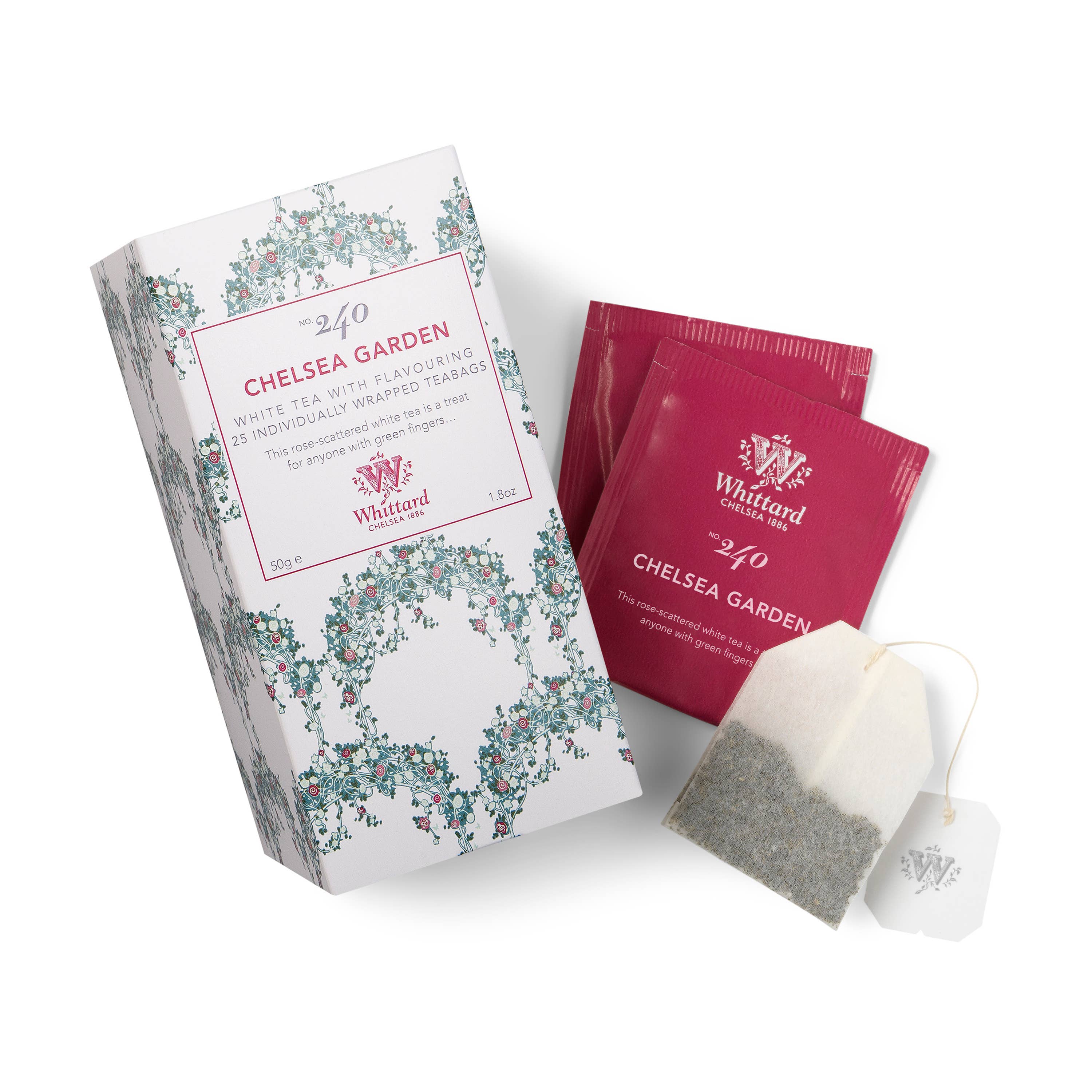 Whittard of Chelsea - No.240 Chelsea Garden 25 individually wrapped teabags.