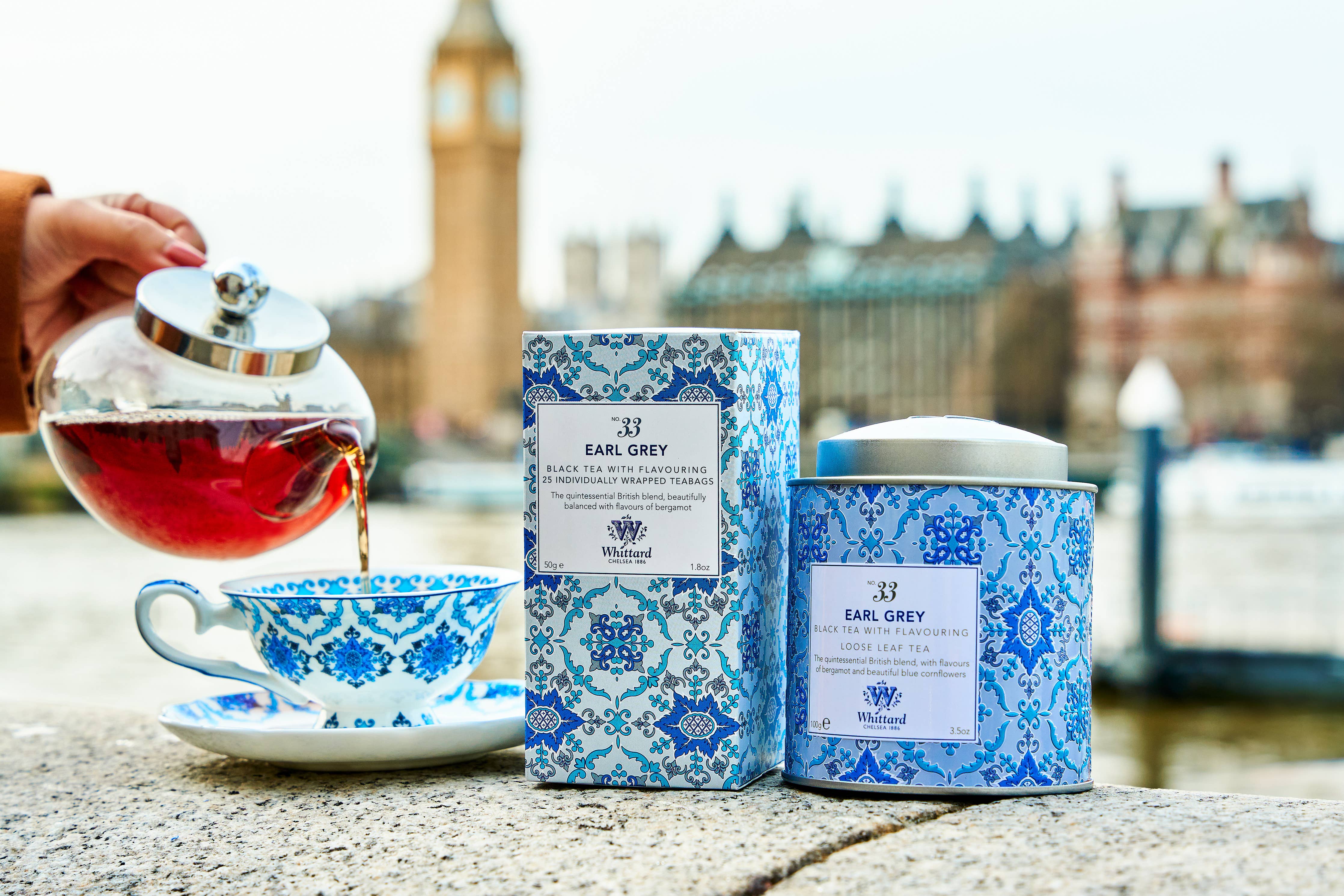 Whittard of Chelsea - Earl Grey 25 individually wrapped teabags - Image 2