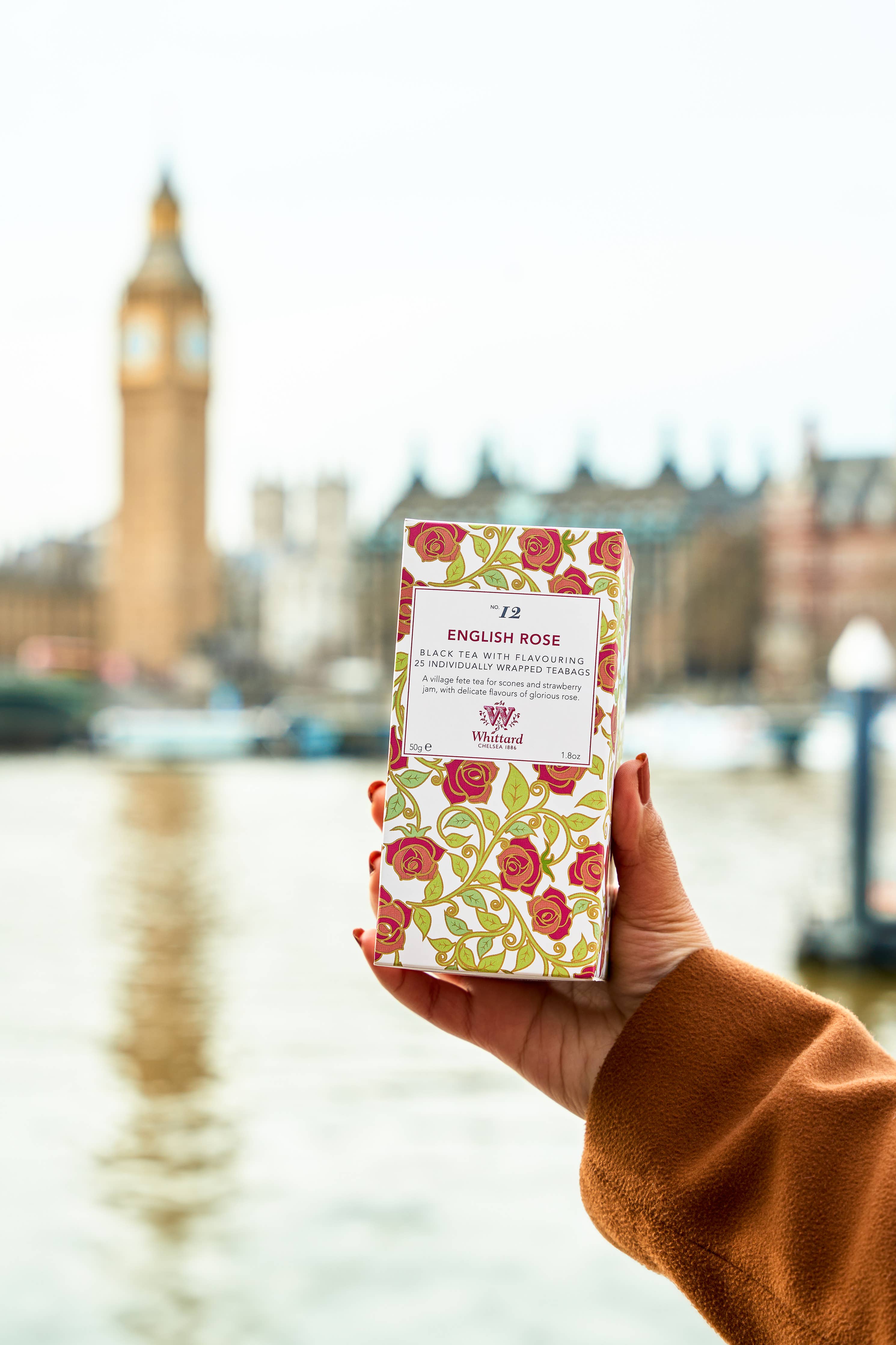 Whittard of Chelsea - English Rose 25 individually wrapped teabags - Image 2