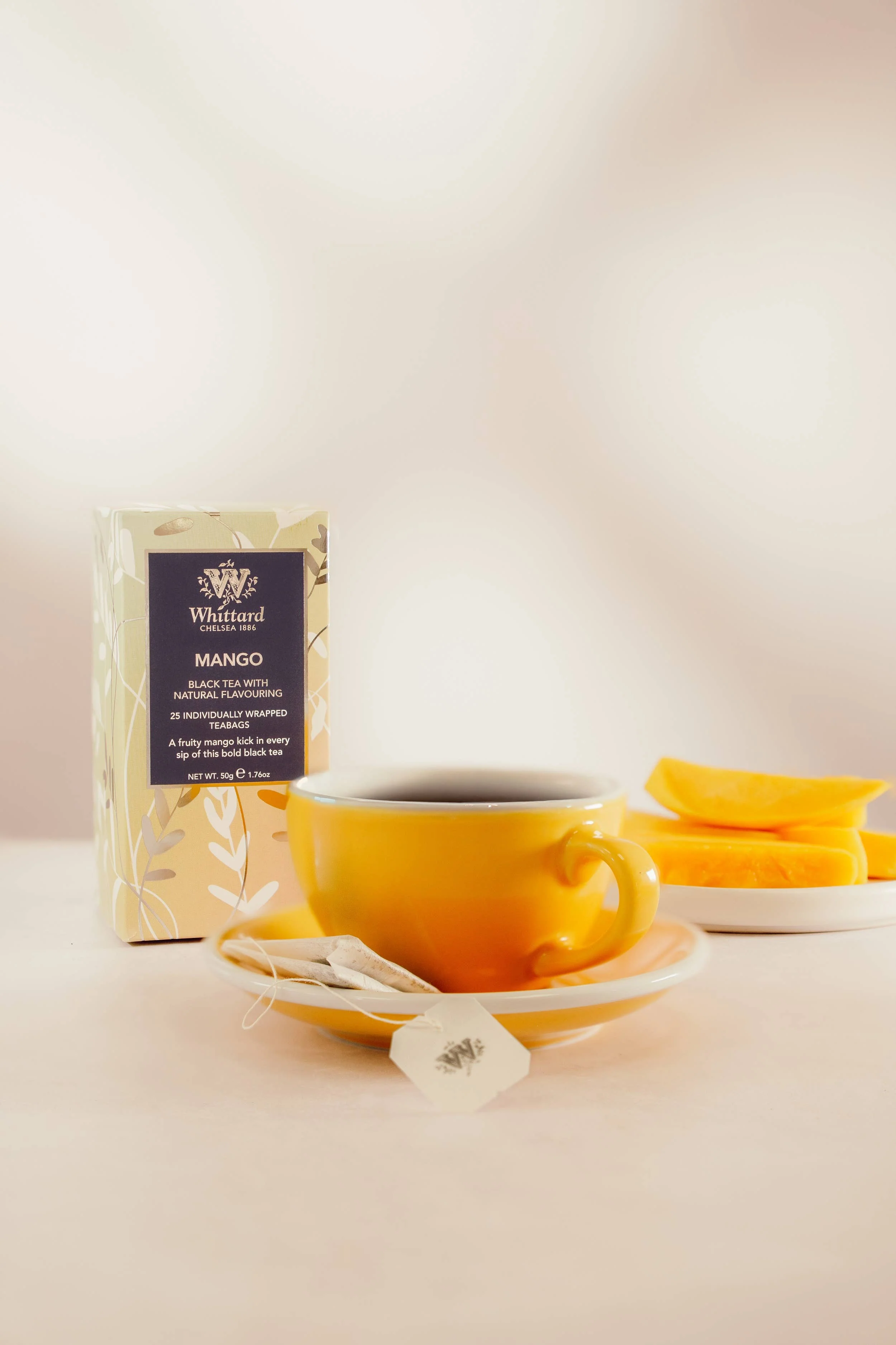 Whittard of Chelsea - Whittard Mango Black Tea 25 individually wrapped teabags - Image 2